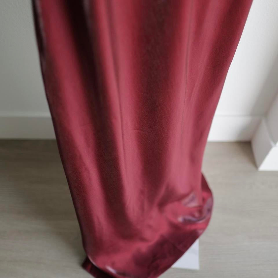 Y2K vintage shimmery burgundy gown goth prom dress L